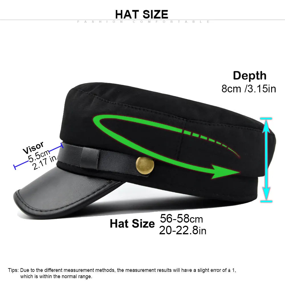 Navy Cap Vintage Flat Cap Octagonal Hat British Style Beret Hats