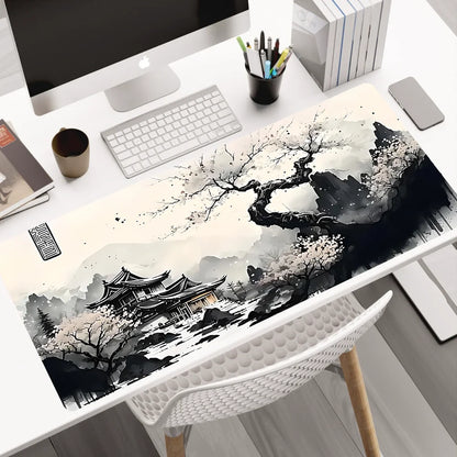 Mouse Pad sakura landscape desk accessories Mat Gamer