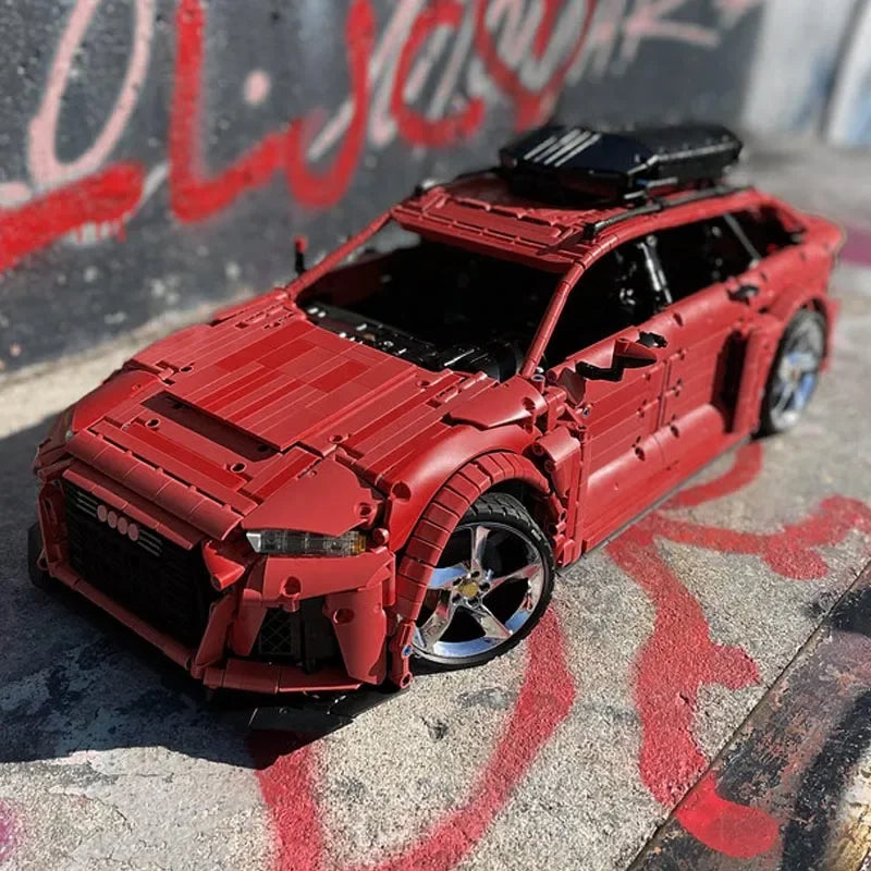 New Technical MOC-150275 Avant RS6 1:8 Scale  Supercar