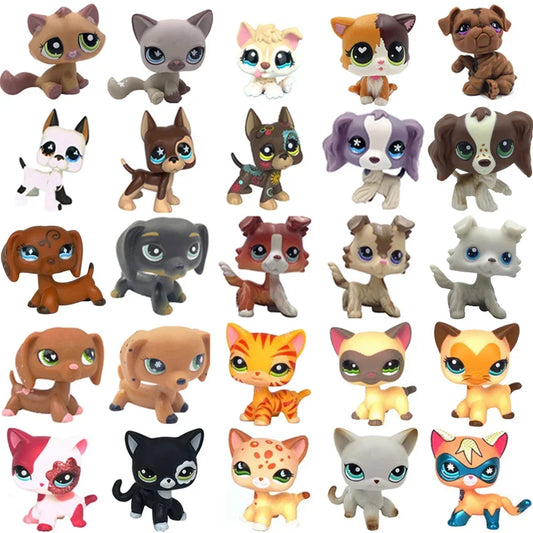 Rare pet toy Stands Short Hair Kitten Dog Dachshund Collie