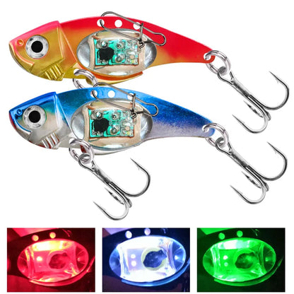 Underwater LED LIGHED VIBRATION SINKING LURE-SALTWATER