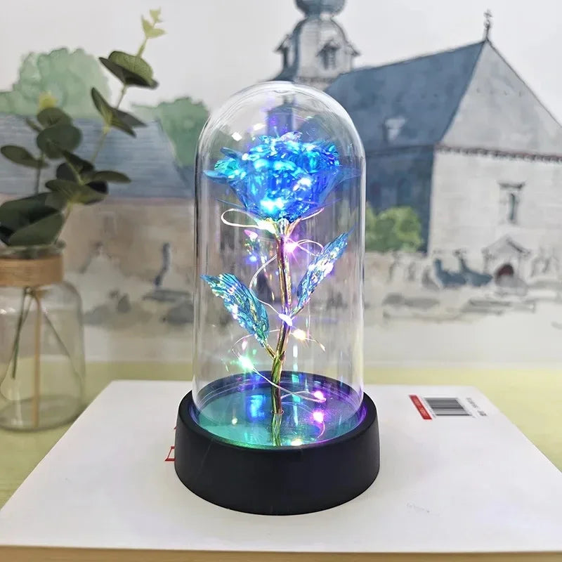 Rose Light Beautiful Realistic Looking Night Light Rose