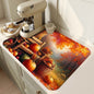 Autumn Thanksgiving Day  Dish Drying Mat Soft Rubber