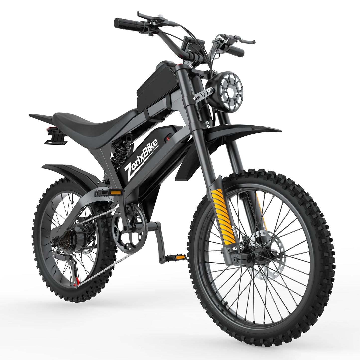 ZorixBike R8 Pro Electric Off-Road Bike 20x4.0 3000W 35Mph 80Mile 48V 20Ah