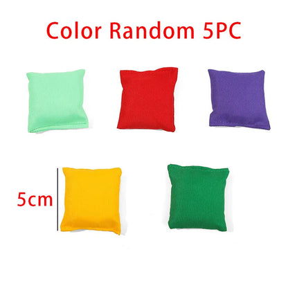 5/10pcs Solid Color Double Layer Leak proof Sandbags