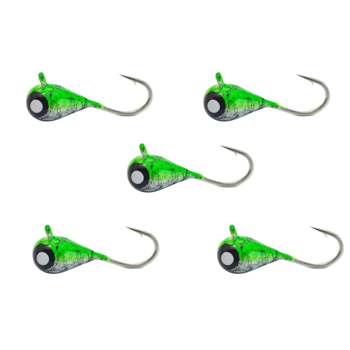 Tungsten Ice Jigs Glow Tungsten Ice Fishing Lure Jigs
