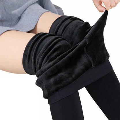 Winter Leggings For Women Warm Leggins Solid Color