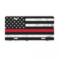 American Flag Bald Eagle Metal License Plate