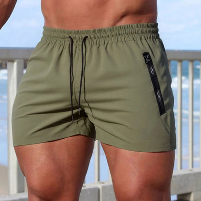 Men's Soild Color Swim Shorts Summer