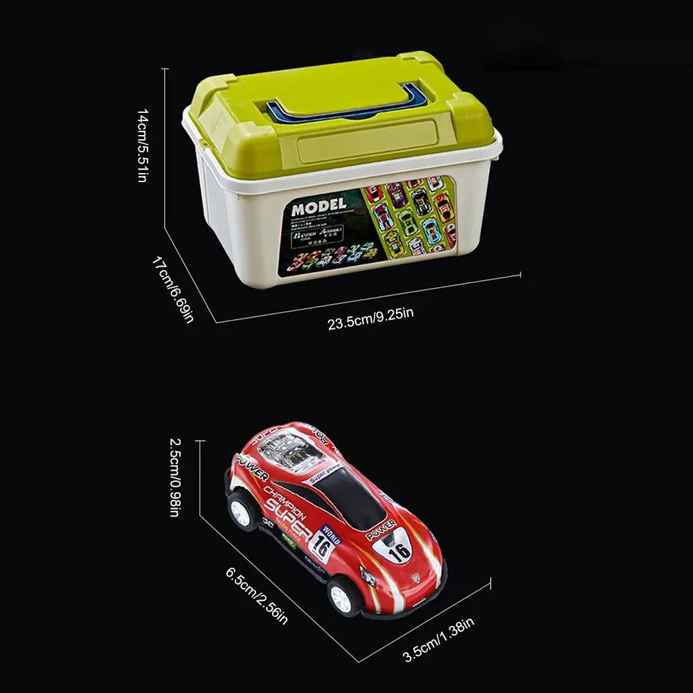 20/30/50Pcs Mini Car Set Inertia Pull Back Cars
