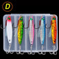 5pcs Metal Jig Fishing Lure Weights 7g-40g Trolling