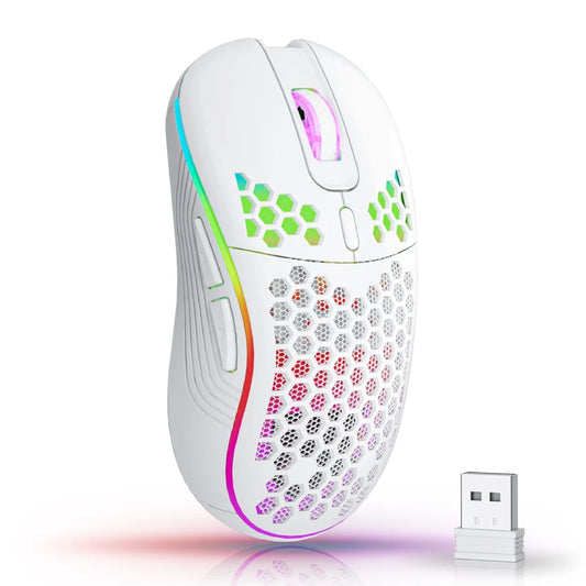 2.4G Wireless Mouse with RGB Backlit 6-button 3-speed