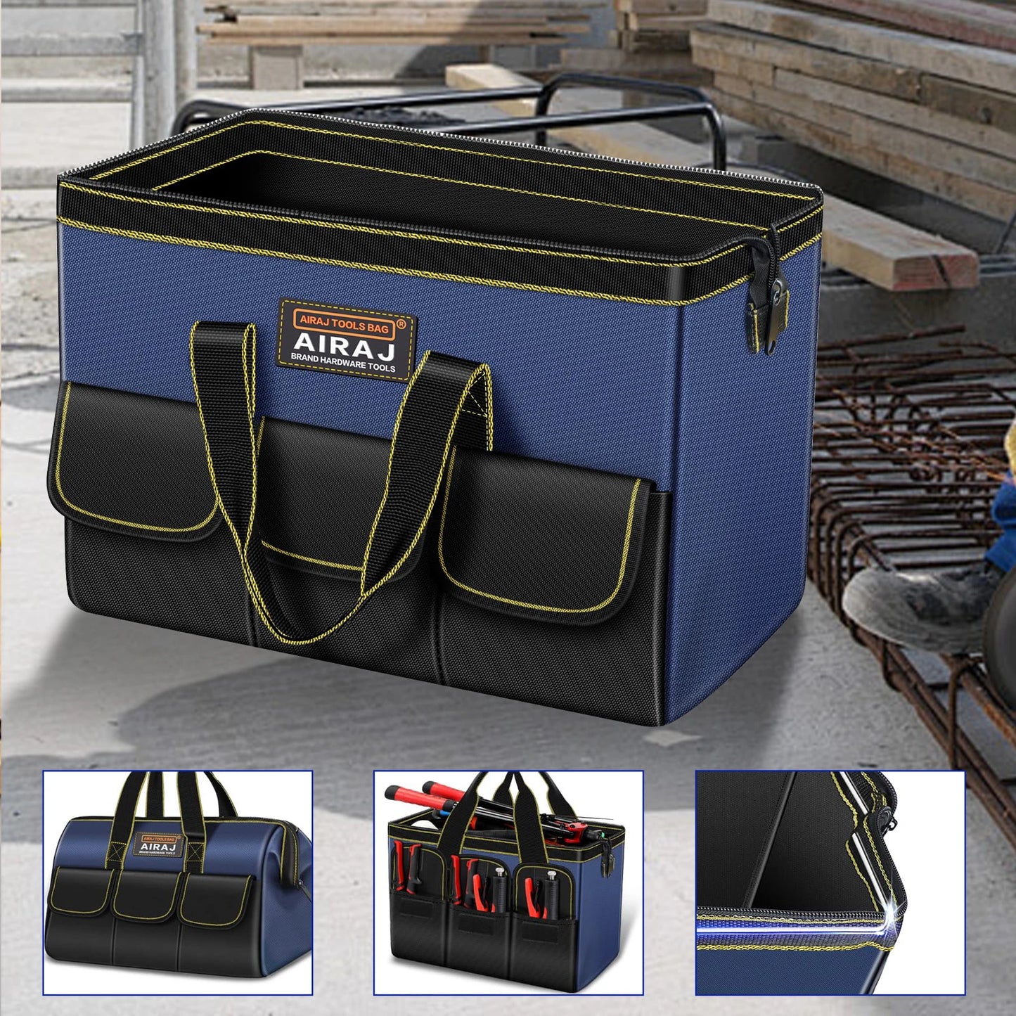 AIRAJ Multifunctional Tool Bags 1680D Oxford Cloth Electrician