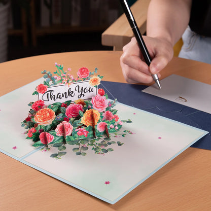 Thanksgiving Day Gift Card 3D Pop Up Give Thanks