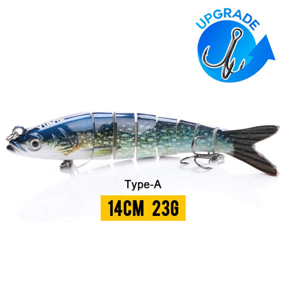 VTAVTA 10/14cm Sinking Wobblers Fishing Lures Jointed