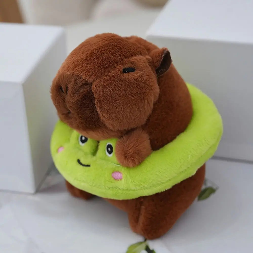 Cute Capybara Plush Toy Hoodie with Wings Simulation Doll