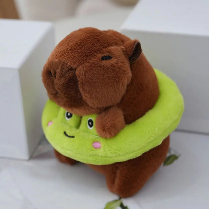 Cute Capybara Plush Toy Hoodie with Wings Simulation Doll