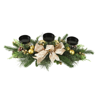 Christmas Three-Legged Candlestick Home Decoration