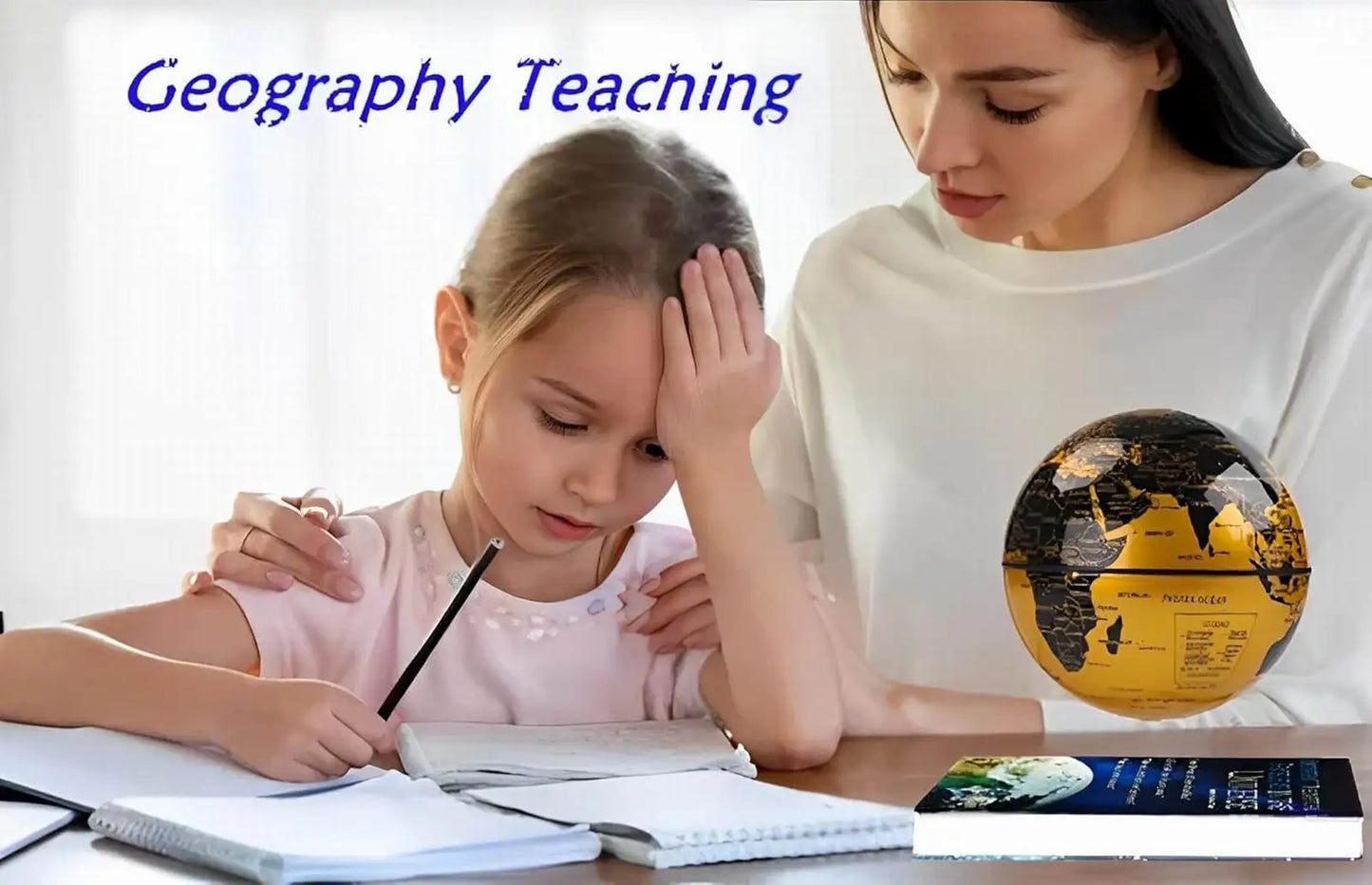 Creative Floating Magnetic Levitation Book Shape World