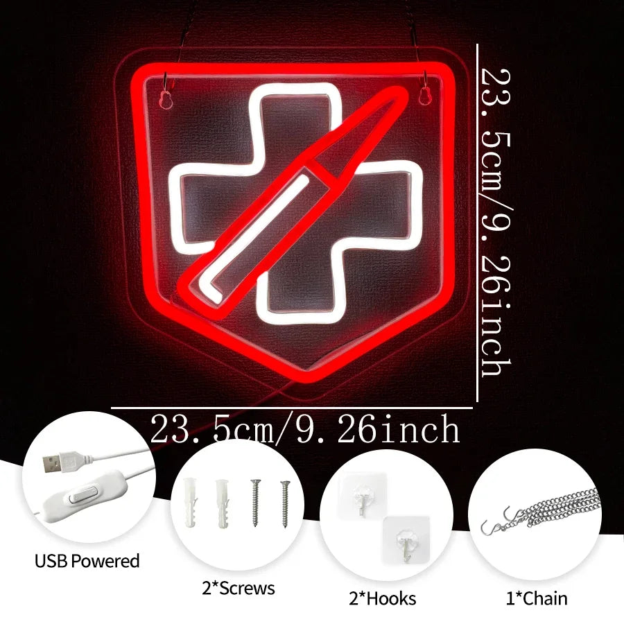 Neon Sign Of Game, Used For Wall Decor,