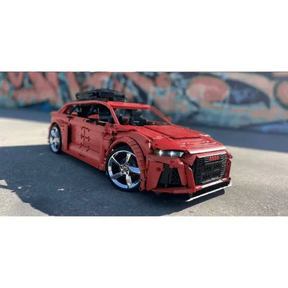 MOC-150275New RS6 Urban Sports Car Building Block Model