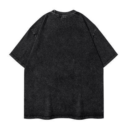 Venomous Black Metal Rock Washed T Shirt Men Pantera Cotton