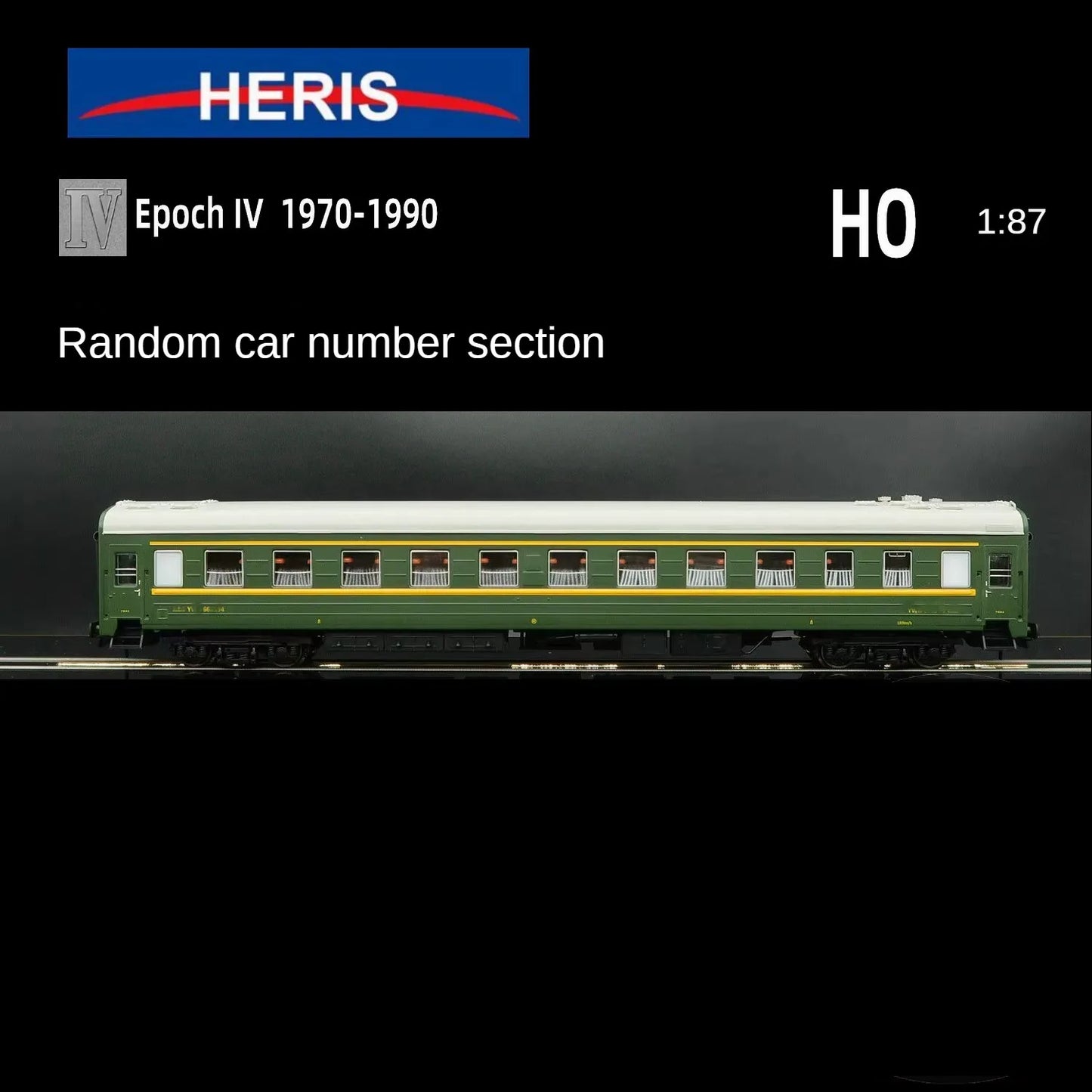 HERIS Train Model HO Type 1/87 17066 National Railway