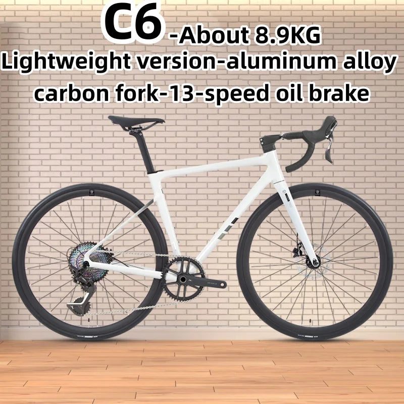 C6 Aluminum Alloy Road Bicycle Oil Brake Carbon Fiber Front Fork