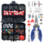 263pcs Outdoor Fishing Accessories Set With Tackle Box
