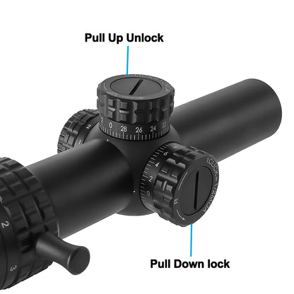 1-5X24 Tactical Optical Rifle Scope Red and Green