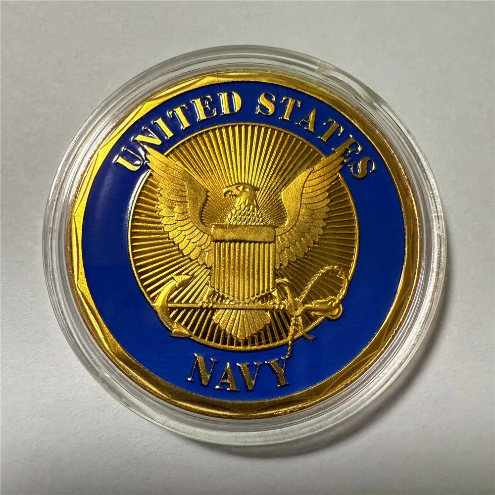 Navy Put ON The Whole Armor of GOD Challenge Coin