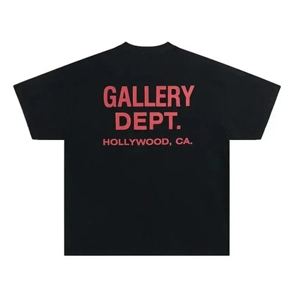 Vintage High Street T-shirt Gallery Printed Shirt Fashion Letter Printed