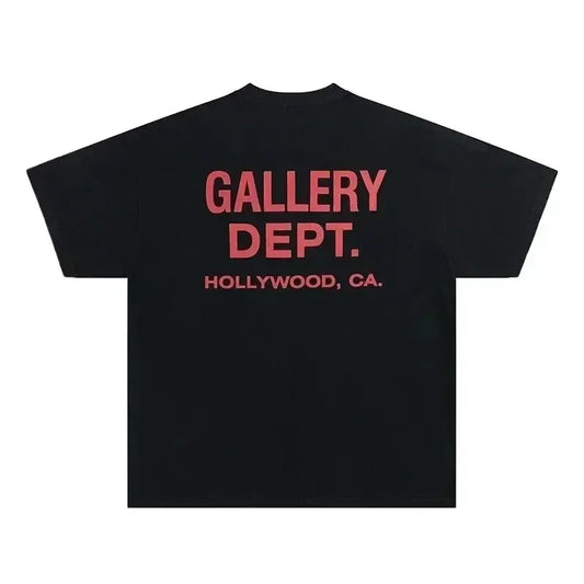 Vintage High Street T-shirt Gallery Printed Shirt Fashion Letter Printed