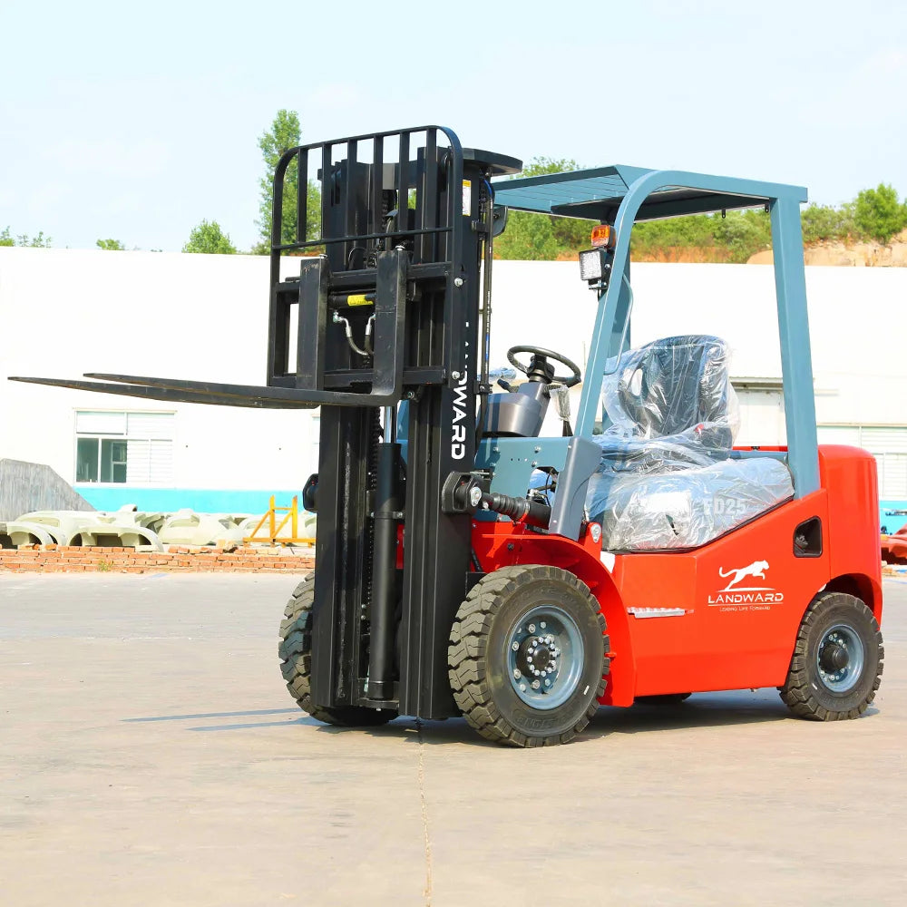4WD High Load Forklift 5 Ton High Quality Euro 5 Diesel Forklift