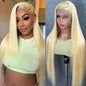 30 Inch 613 Blonde HD Transparent Lace Front Wigs Human Hair
