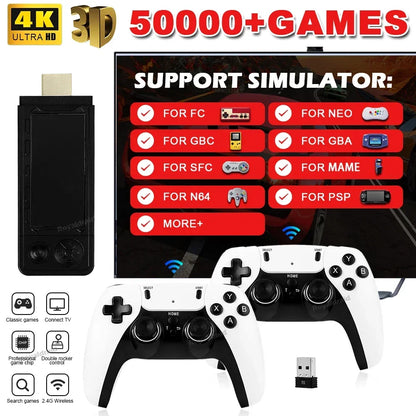 128G 256G X9 PRO GameStick 4KHD TV Video Game Consol 3D Games