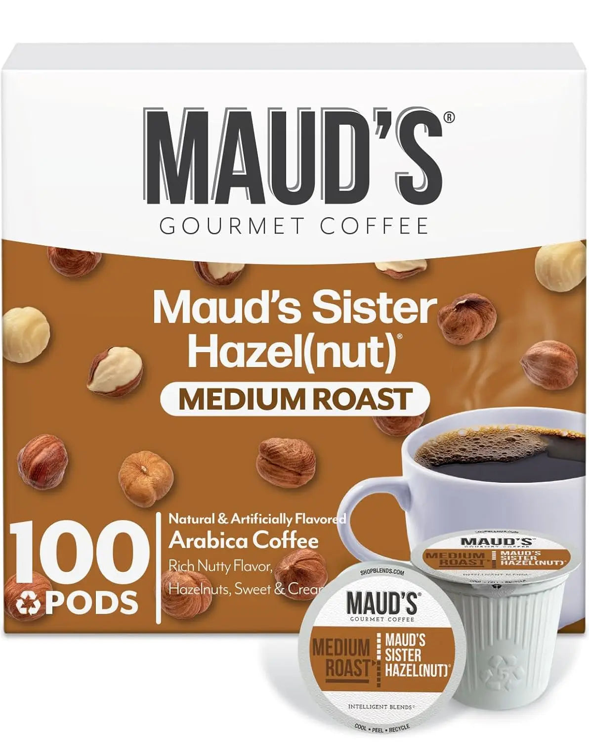 Family Pack Coffee Pods, 136 ct, 12 Flavors, Medium Roast, Recyclable K-Cups, 100% Arabica, Keurig Compatible
