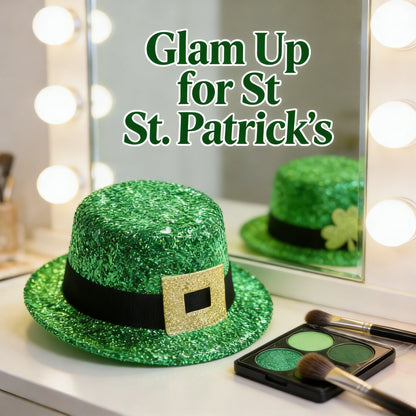St Patricks Day Makeup Prop Clover Green