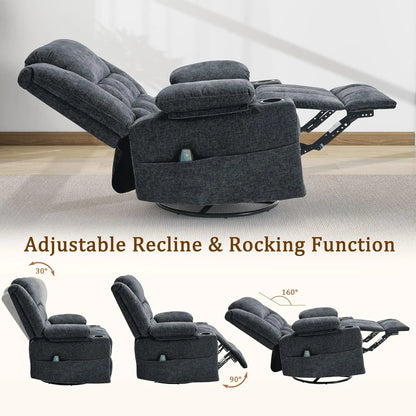 360 ° rotating rocking chair, baby gliding chair