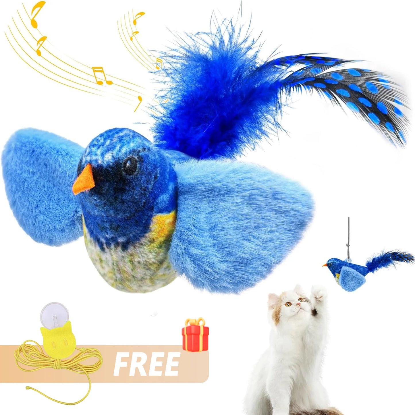 Dog Cat Interactive Ball Toy Automatic Rolling Ball Faux Tail