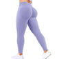 Seamless Women Solid Waist Yoga Pants