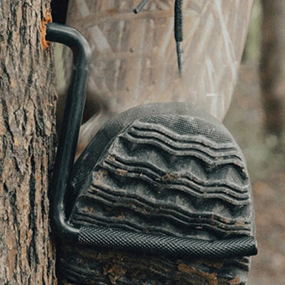 Screw in Tree Climbing Steps 4 Inch Non-Slip Rolling