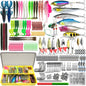 Fishing 83/133/193/239/409pcs Fishing Lure Kit For
