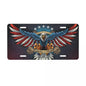 American Flag Bald Eagle Metal License Plate