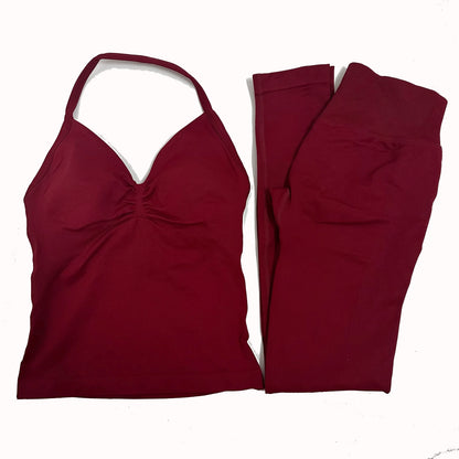 2 Pieces Set Yoga Dfyoga Leggings Set   Women