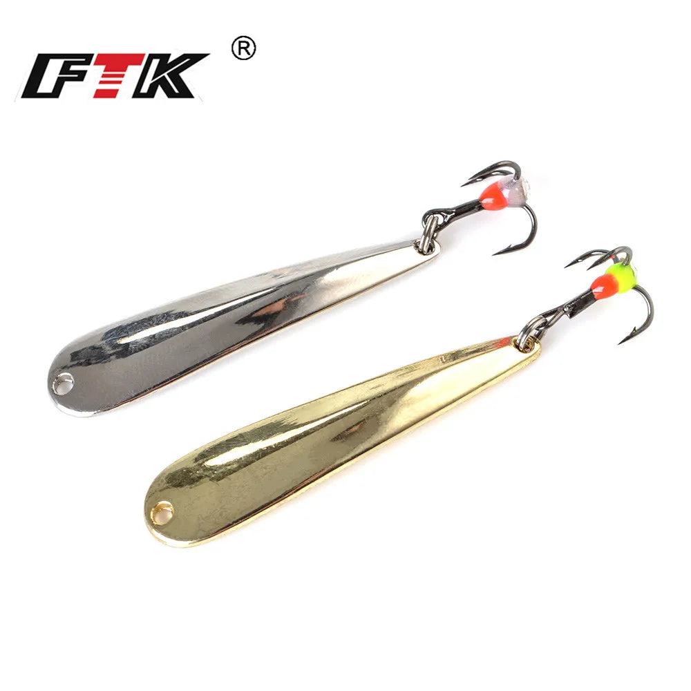 FTK 5g/7g/11g Winter Ice Fishing Lure Metal Jig Wobblers