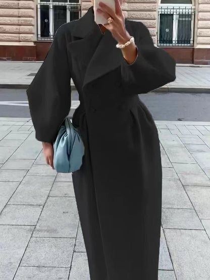 Winter Coat For Women Fashion Solid Loose Lapel