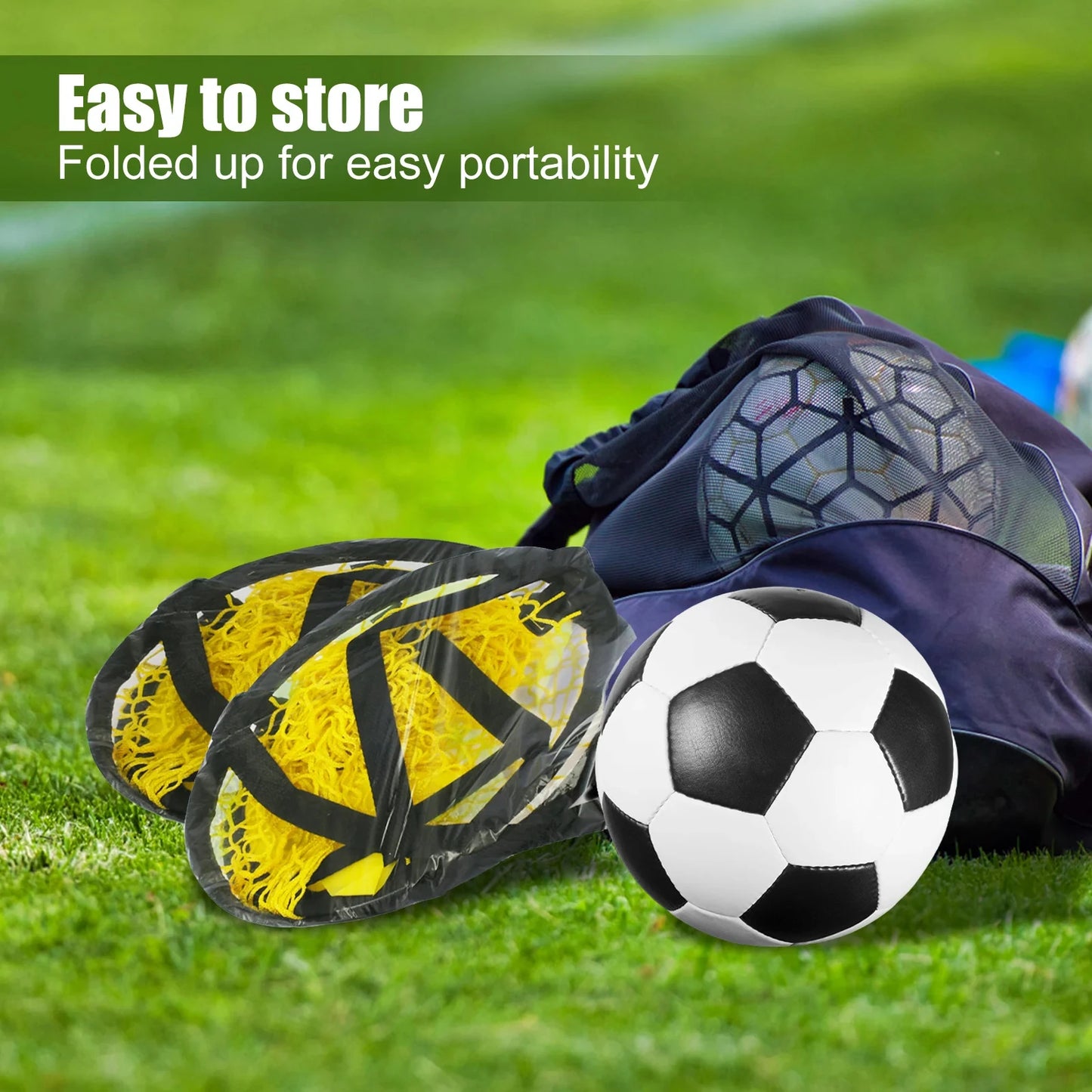 1/2pcs Soccer Training Shooting Net