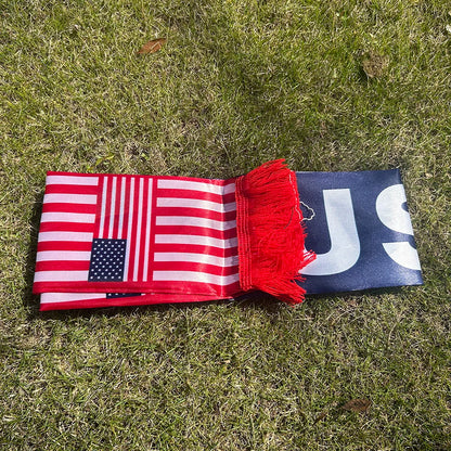 2026 American Scarf 14x135cm Double-sided Printed