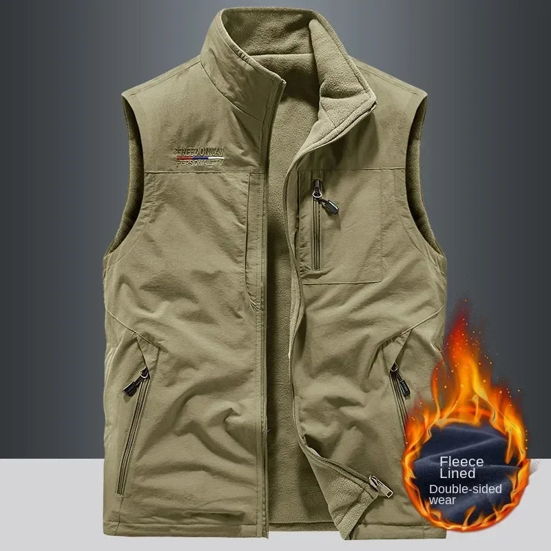 Outdoors Gilet Men Casual Heated Vest Man Body Warmer
